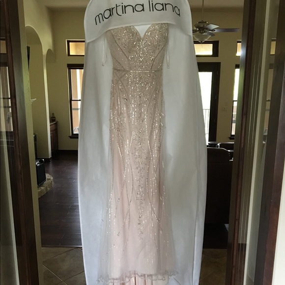 Stunning Hand Beaded Art Deco Wedding Dress (894) - Picture 3 of 16